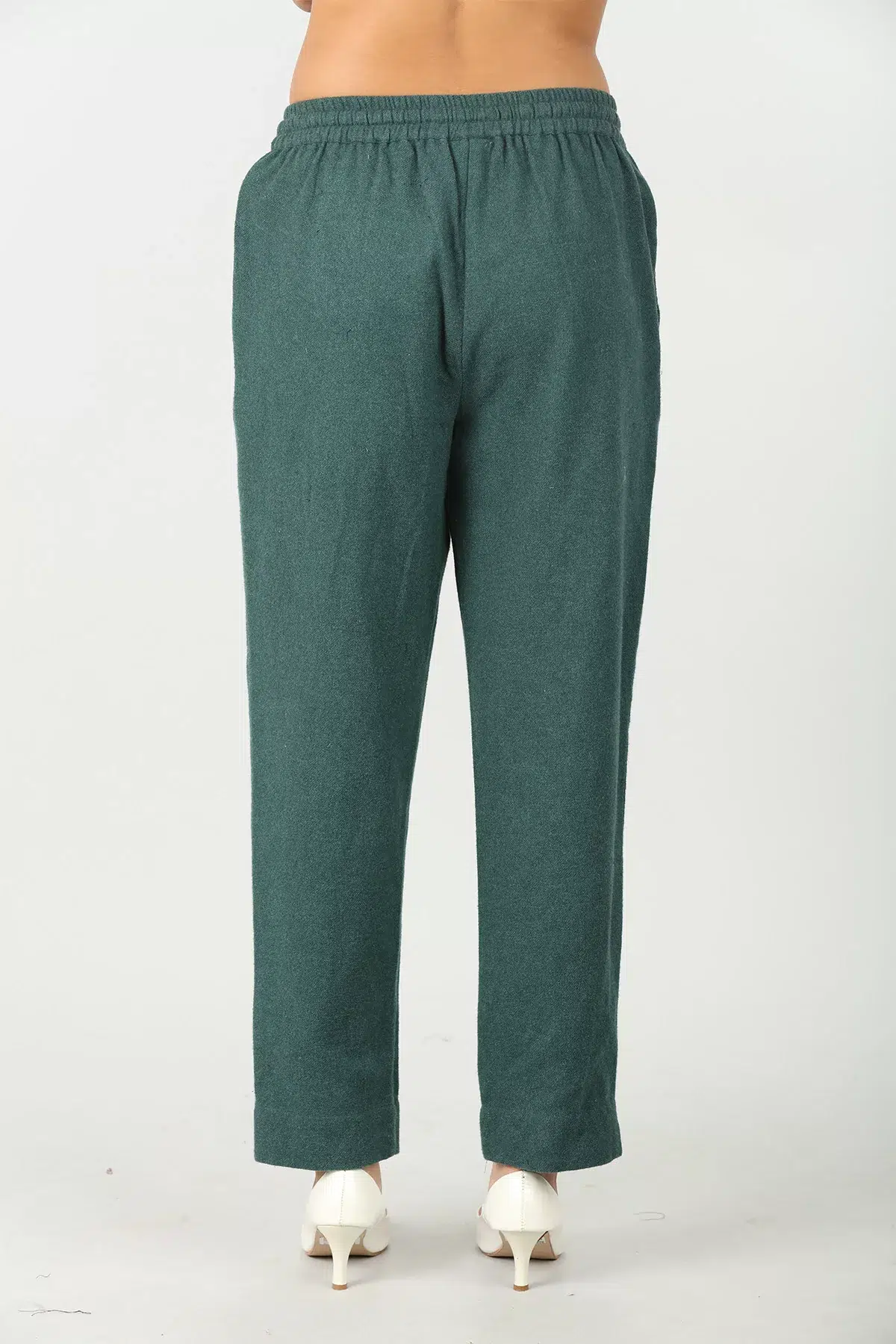 Teal Dark Green Palazzo Pants For Women