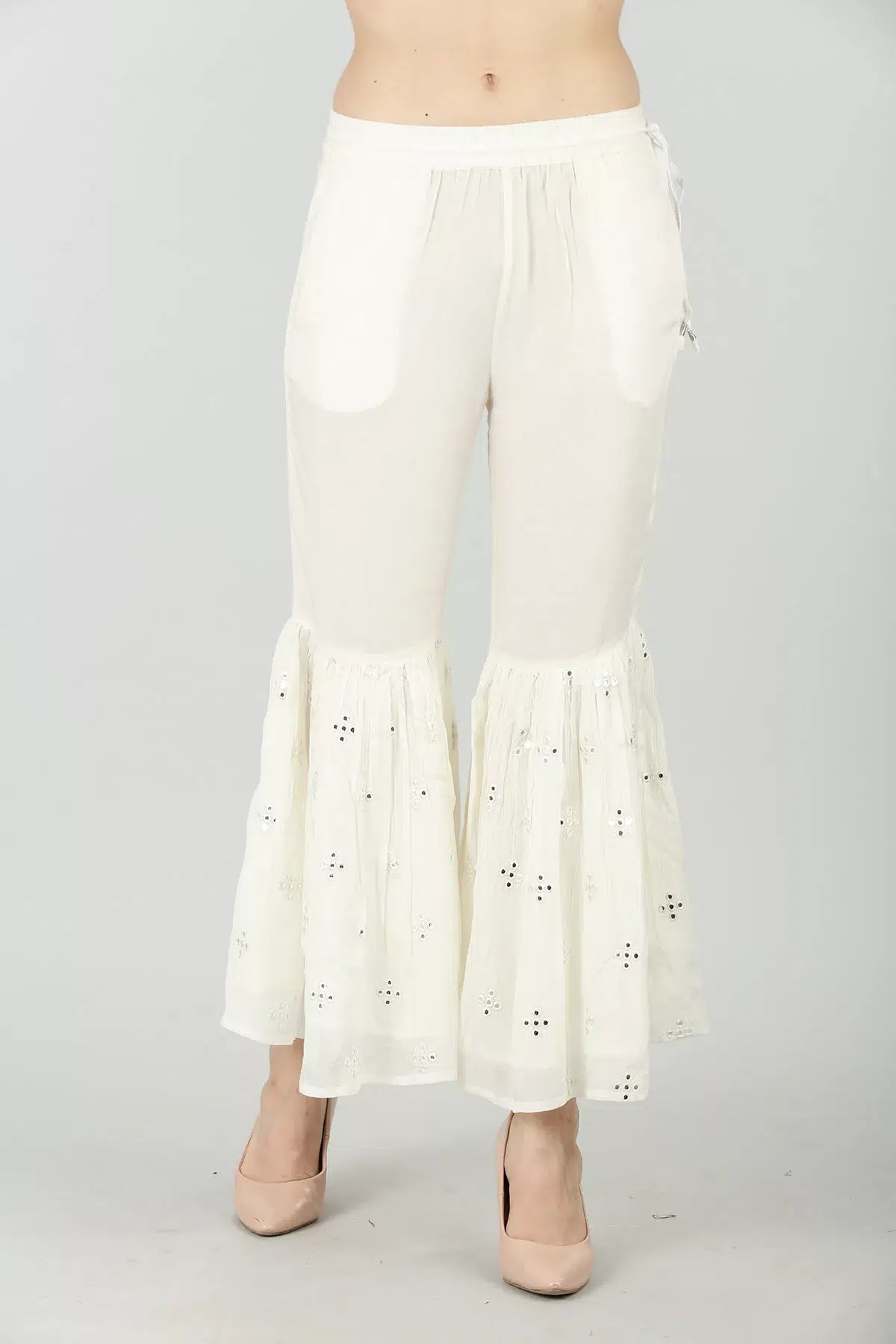 White Sharara For Women