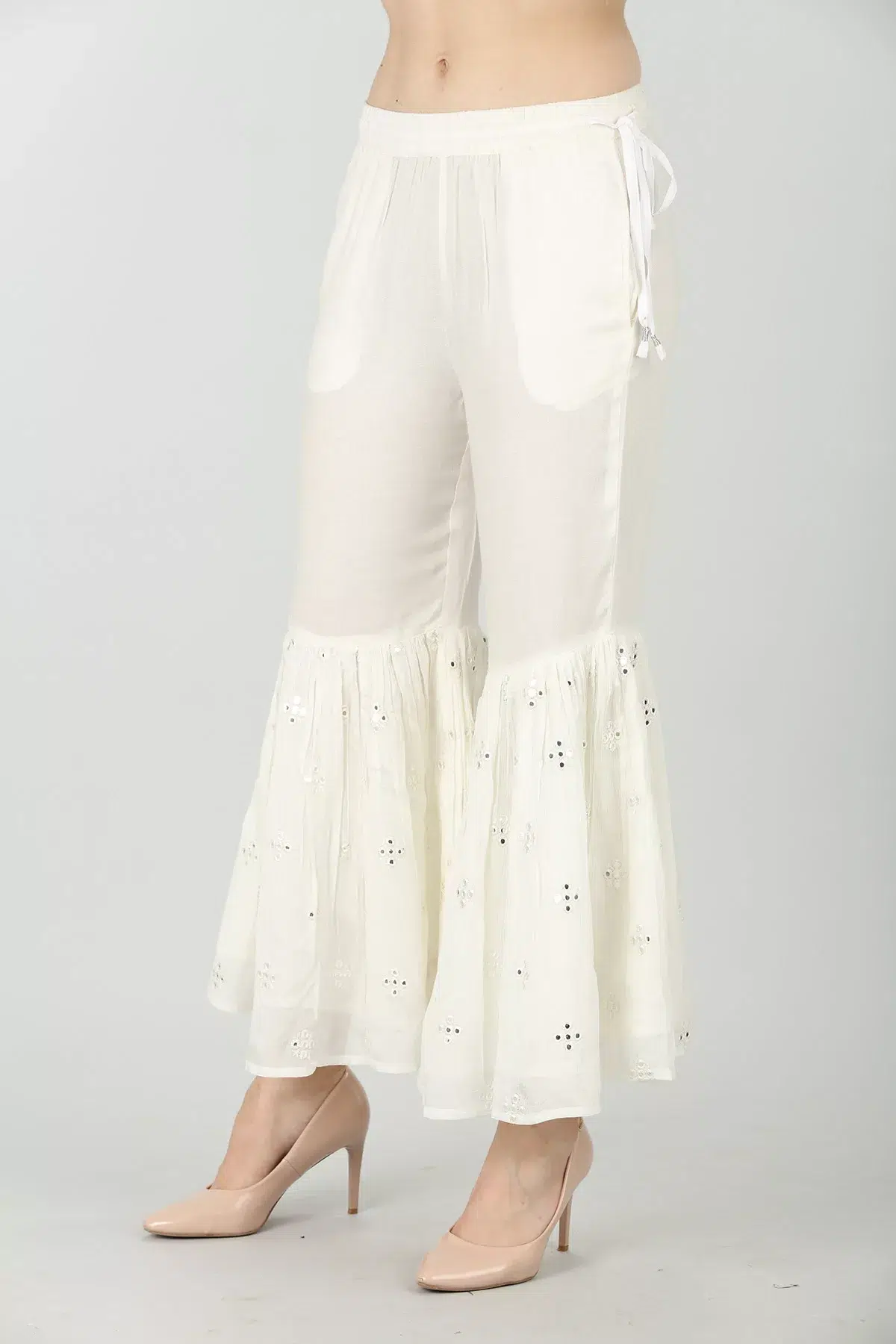White Sharara For Women