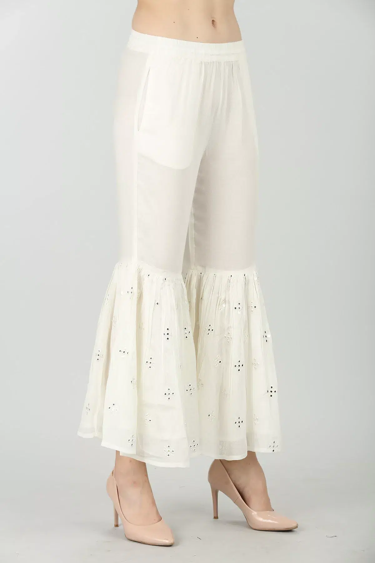 White Sharara For Women