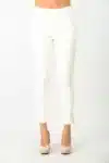 Solid White Pant For Women