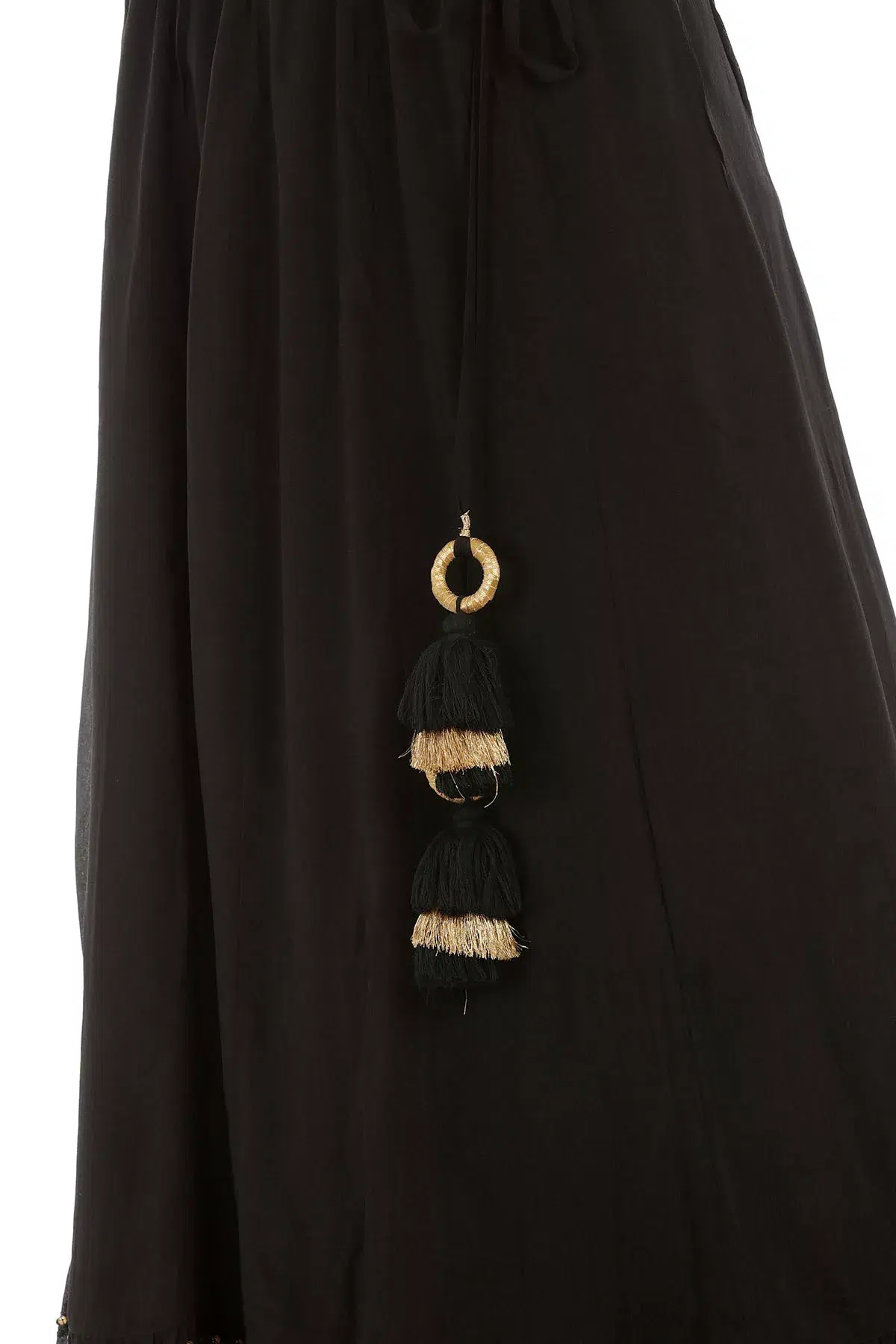 Solid Black Skirt For Women