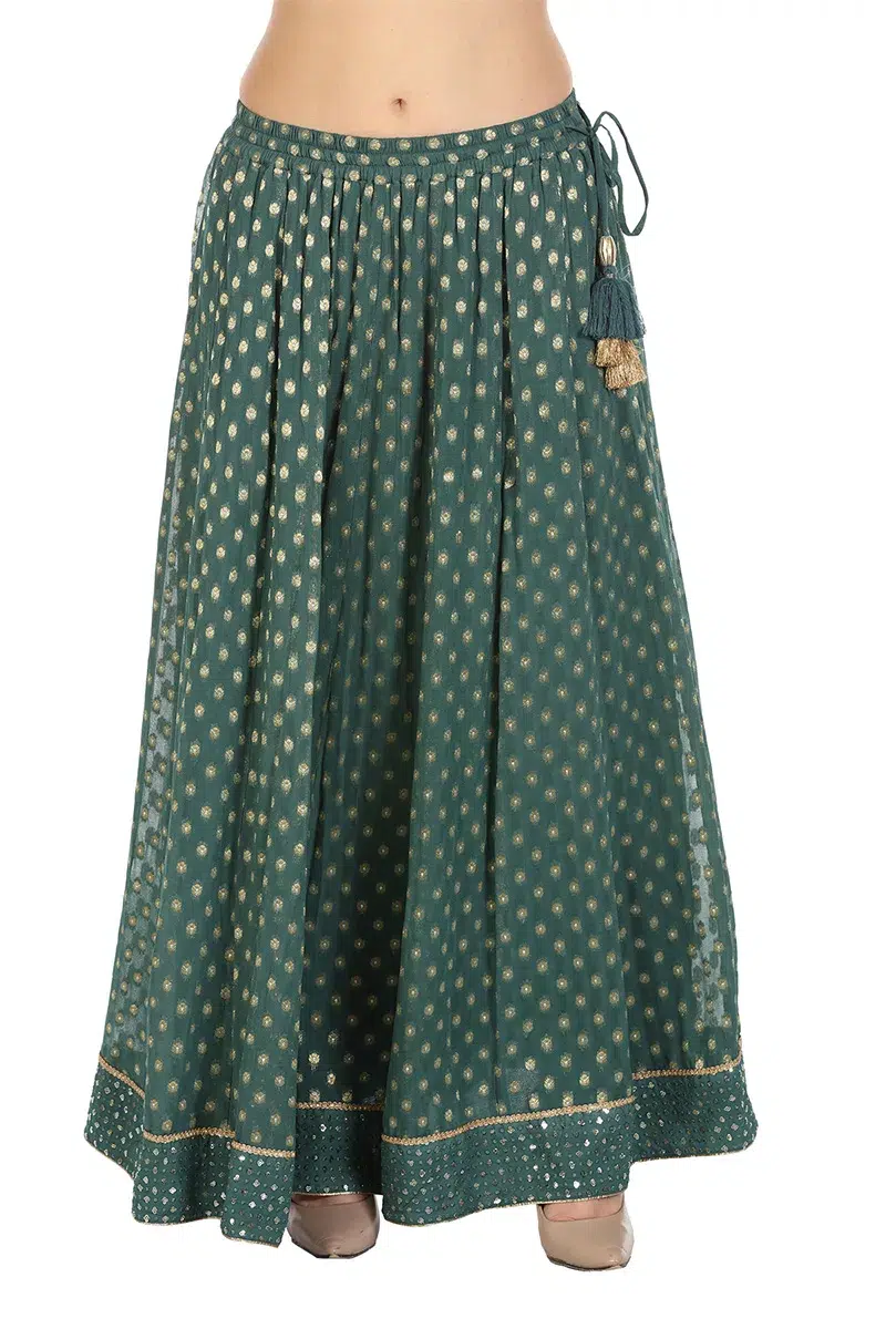 Green Skirt Women