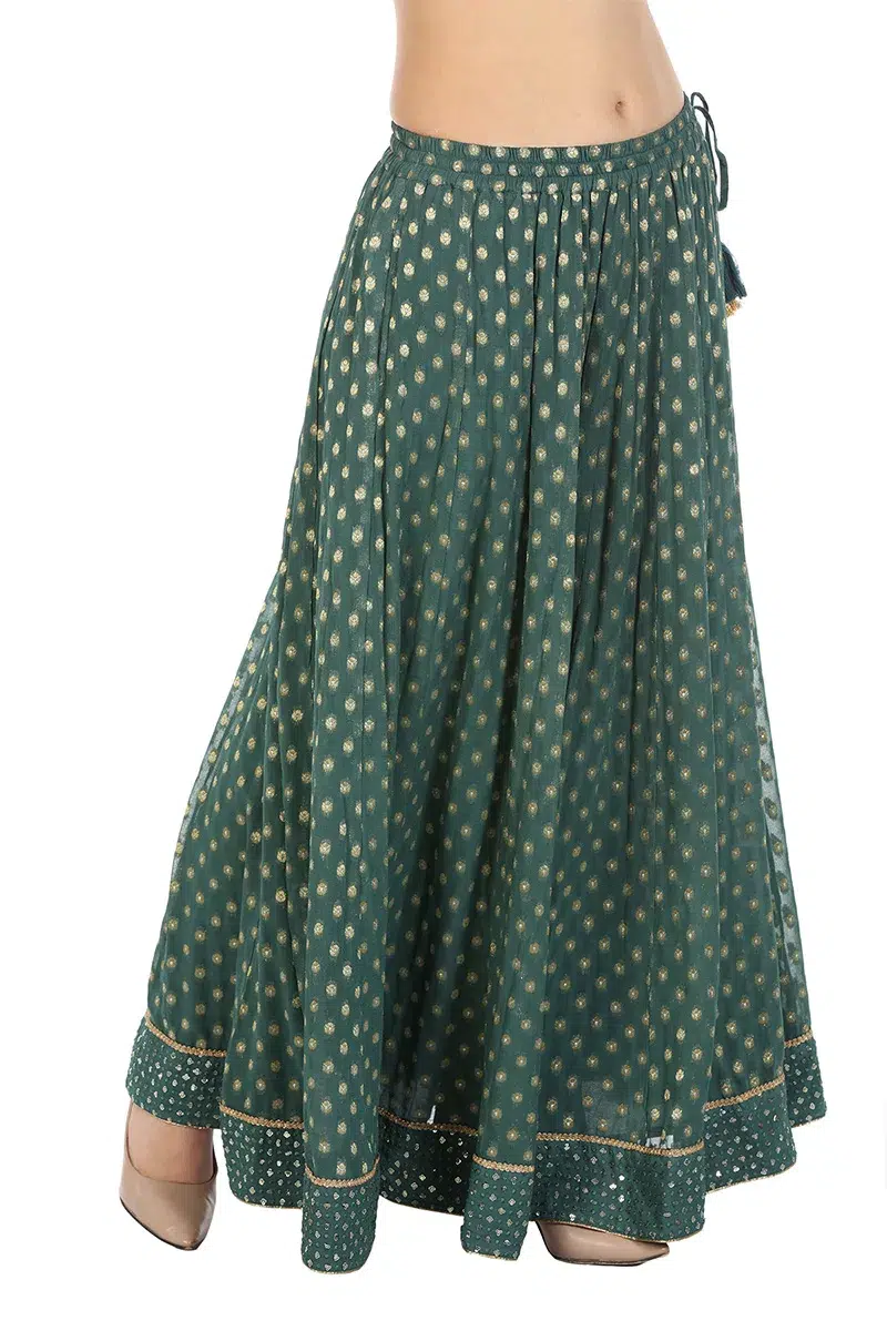 Green Skirt Women