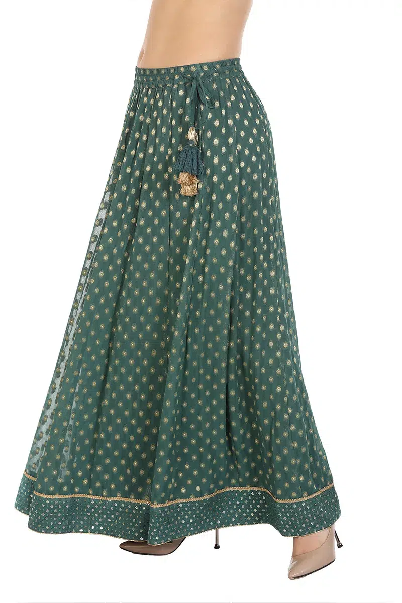 Green Skirt Women