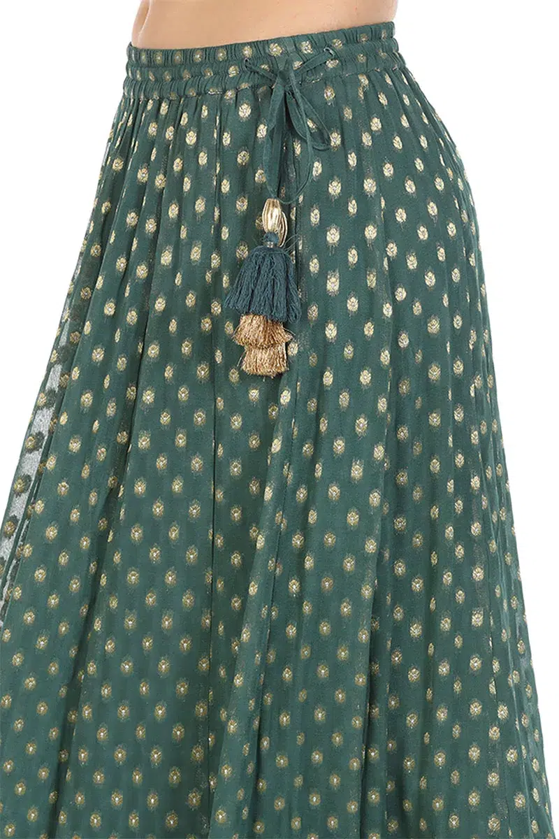 Green Skirt Women