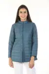 Polyester Women Blue Jacket