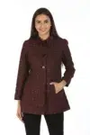Maroon Jacket For Winter Ladies