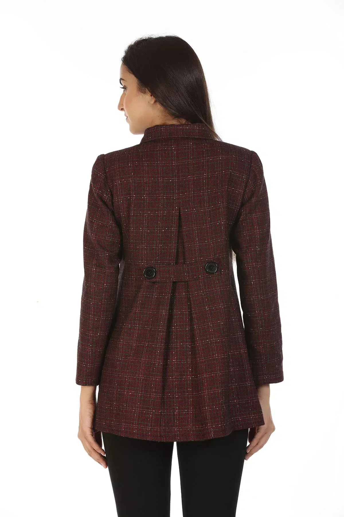 Maroon Jacket For Winter Ladies