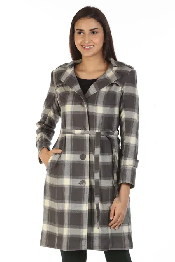 Grey Long Winter Coats For Ladies