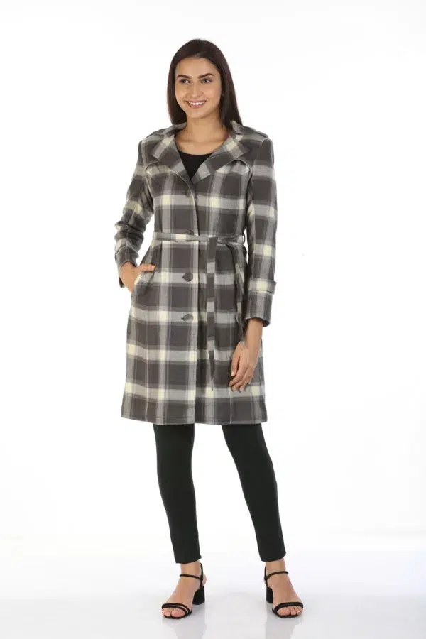 Grey Long Winter Coats For Ladies