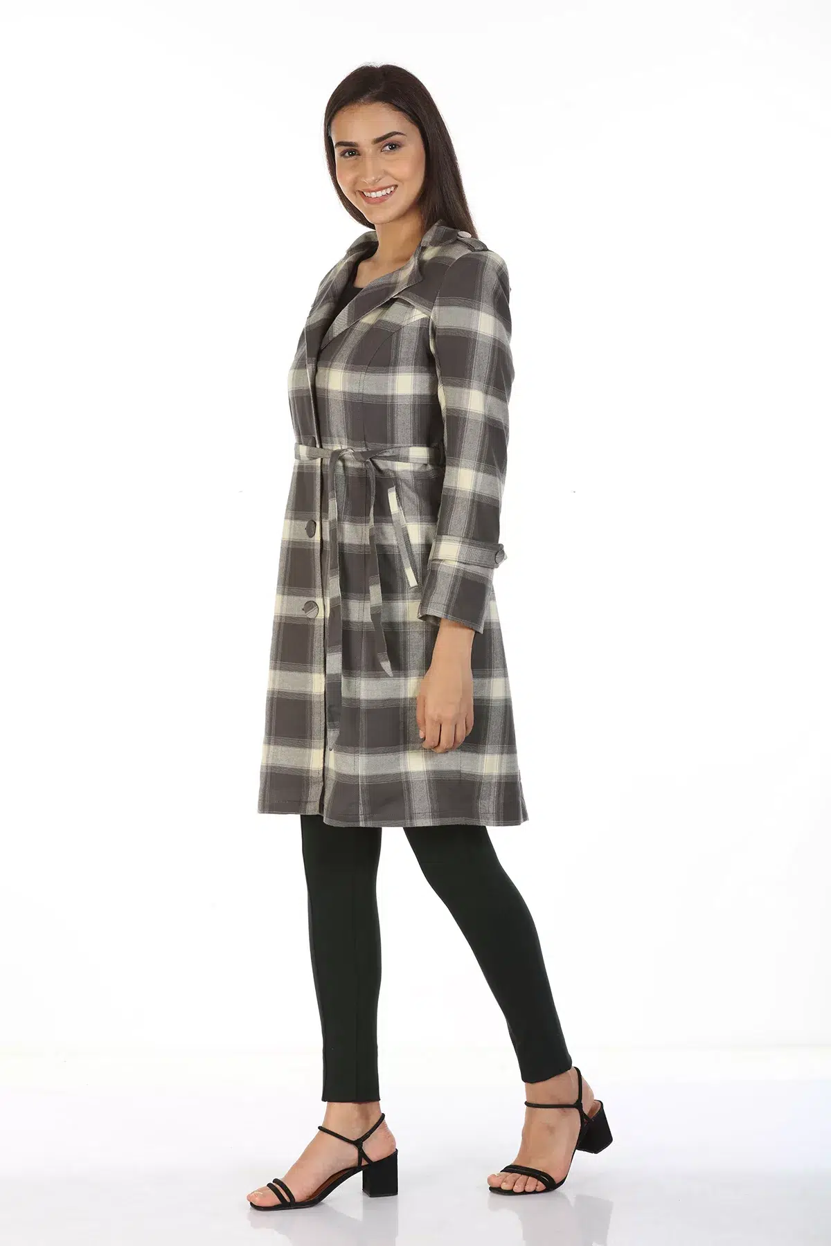 Grey Long Winter Coats For Ladies