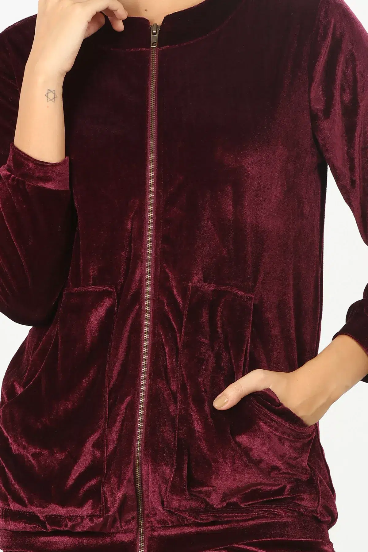 Velvet Winter Hoodies For Ladies