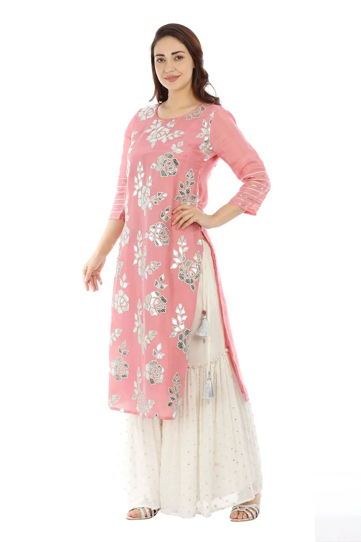 Kurti In Pink Colour For Women