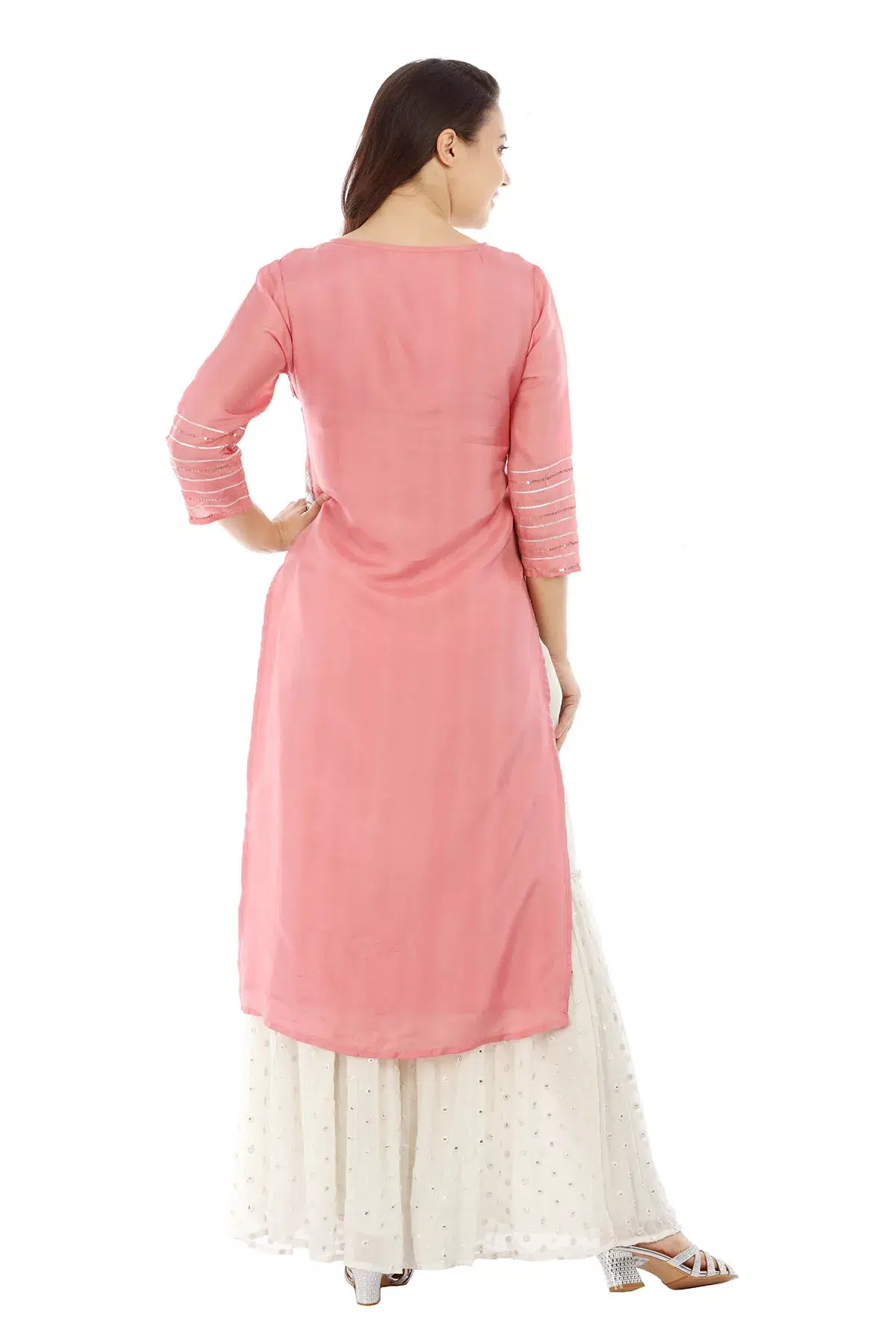 Kurti In Pink Colour For Women