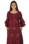 Wine Colour Kurti For Women