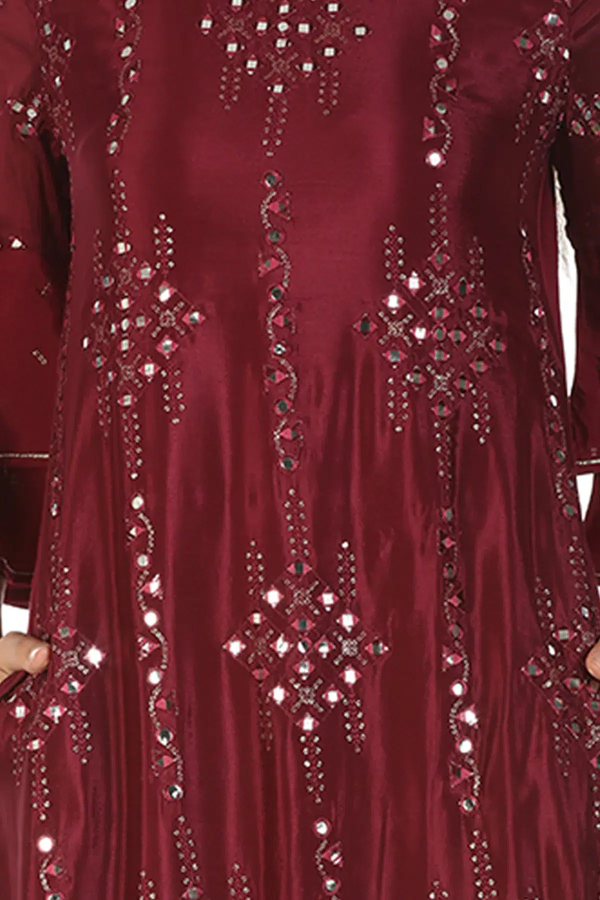 Wine Colour Kurti For Women
