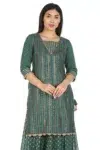 Green Kurta For Mehndi For Women
