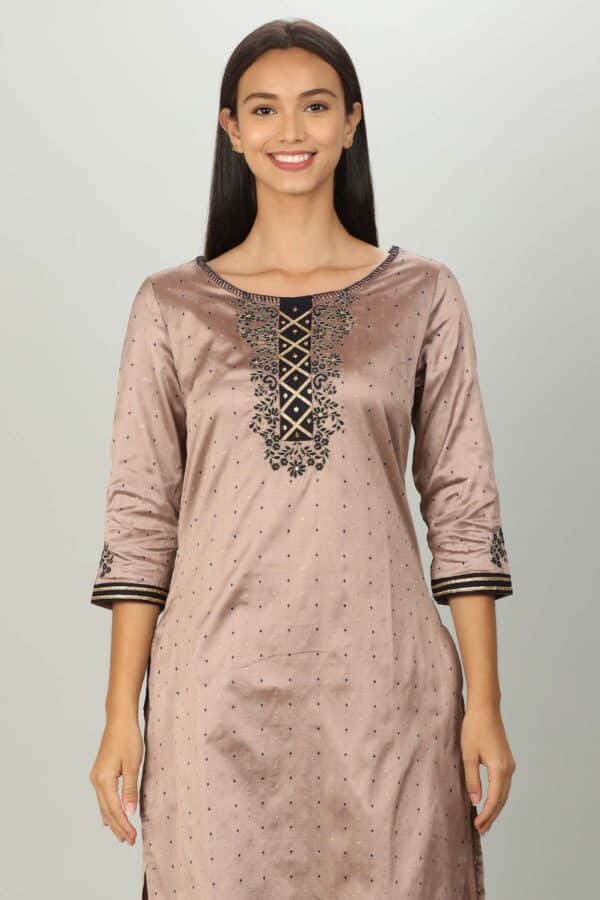 Dusty Brown Kurti For Women