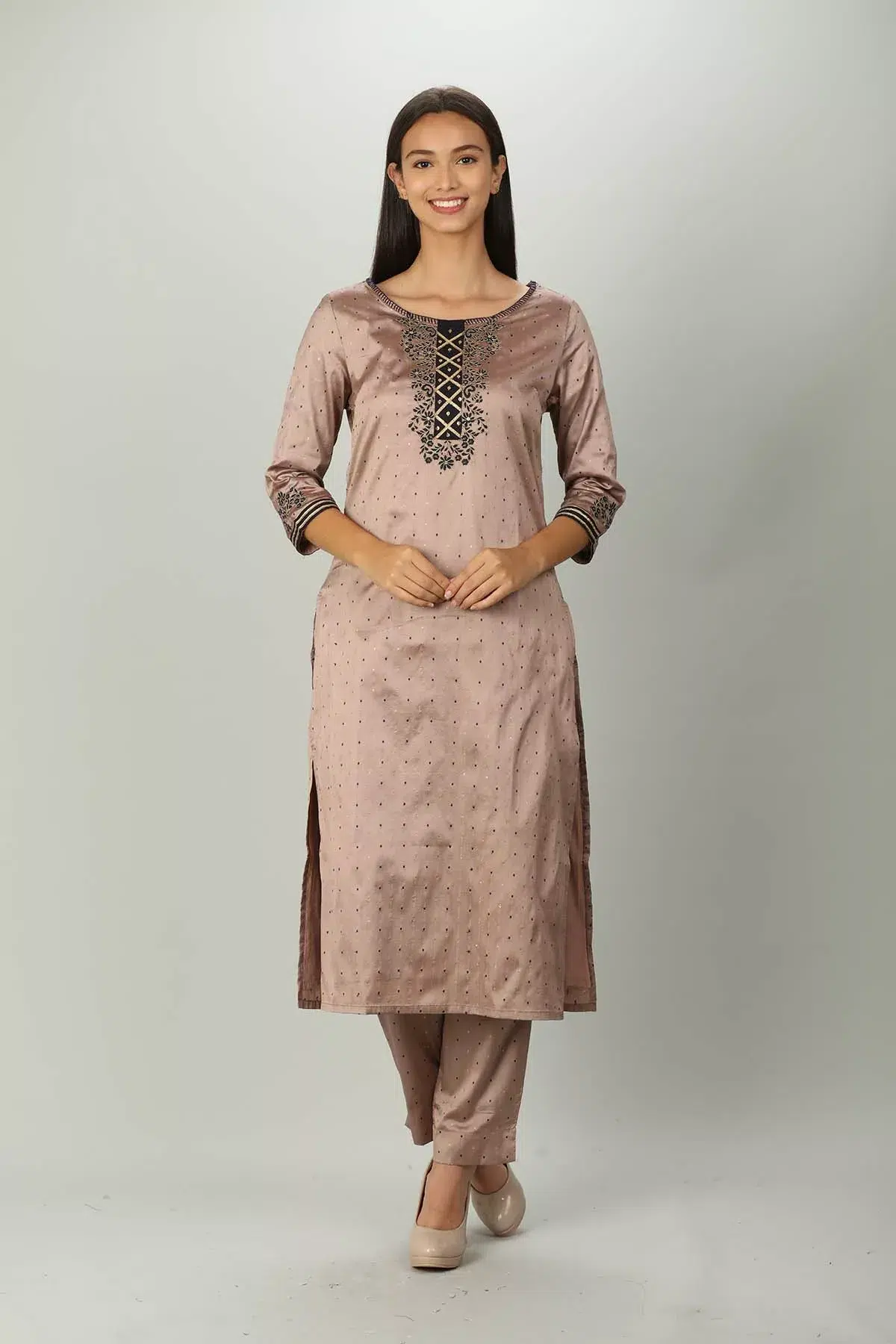 Dusty Brown Kurti For Women