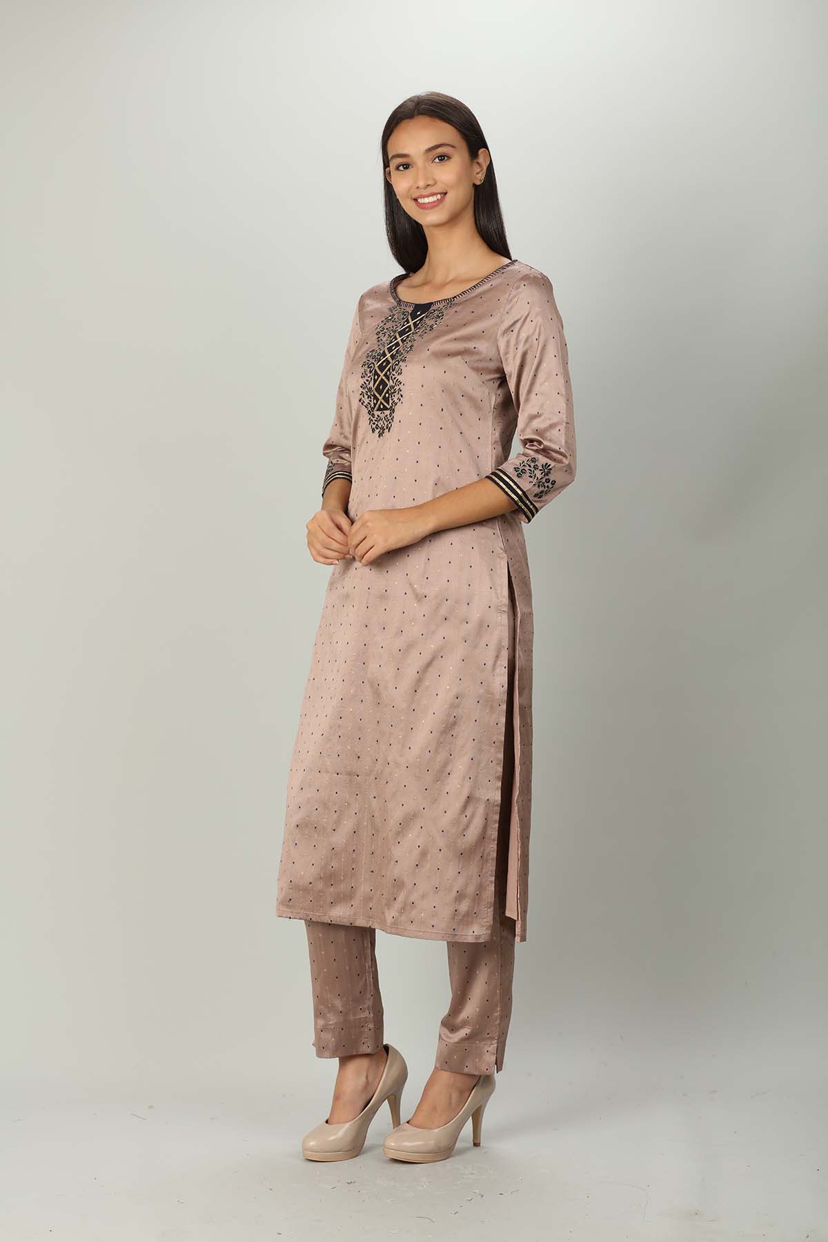 Dusty Brown Kurti For Women