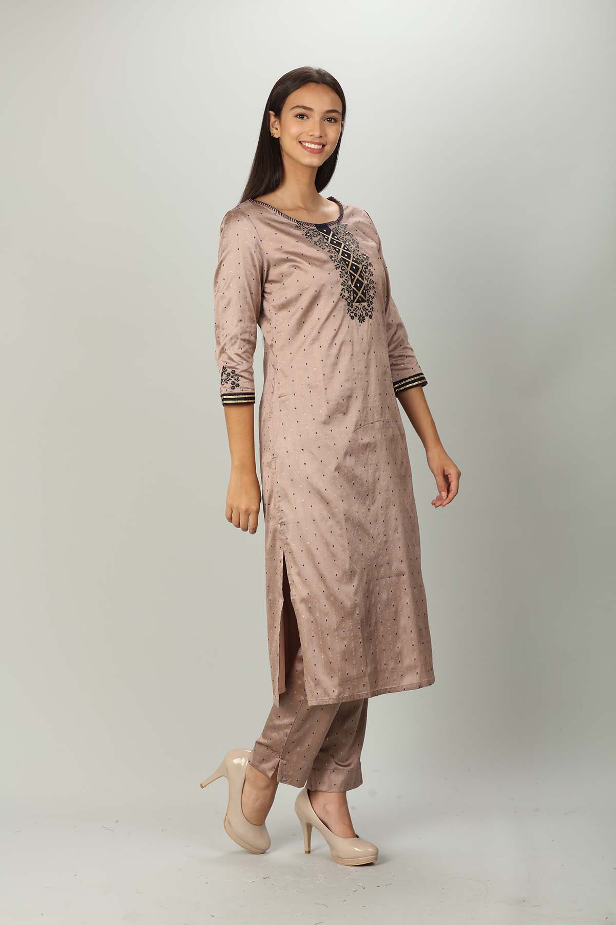 Dusty Brown Kurti For Women