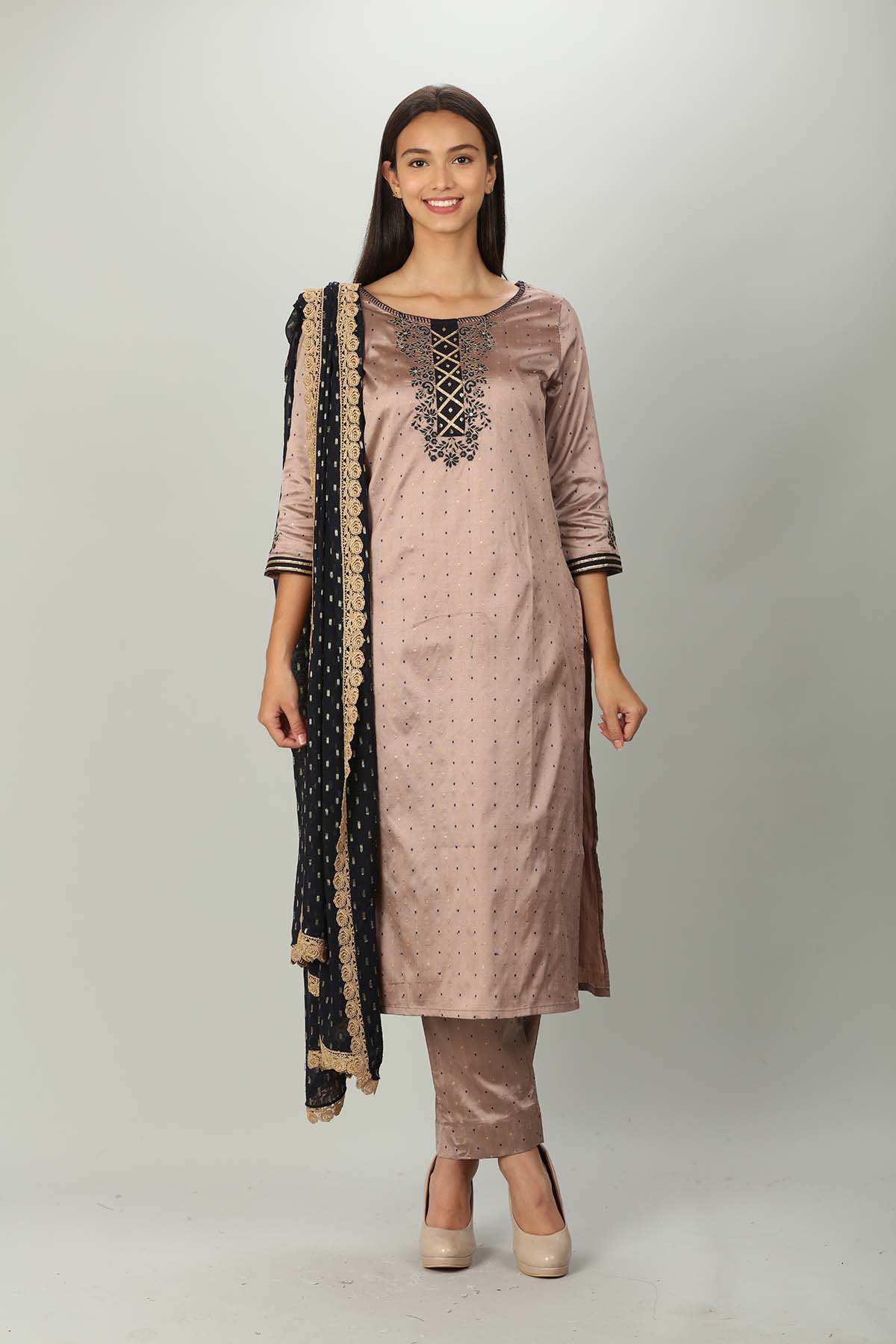 Dusty Brown Kurti For Women