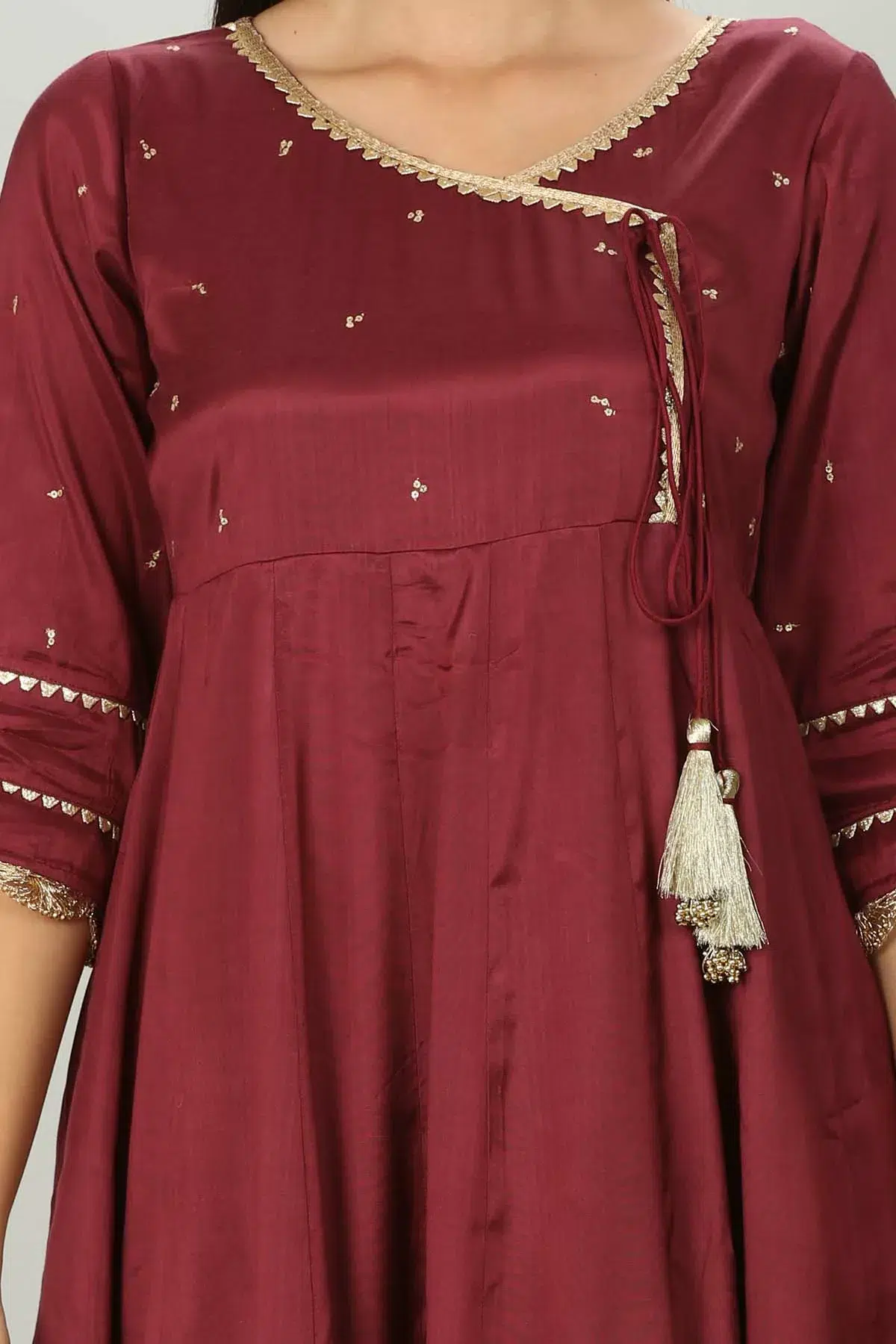 Wine Kurta Women