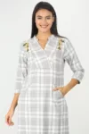 Grey Kurta For Women
