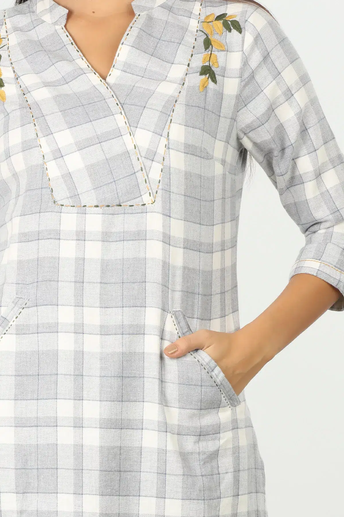 Grey Kurta For Women