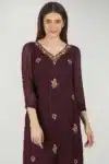 Purple Kurti For Women