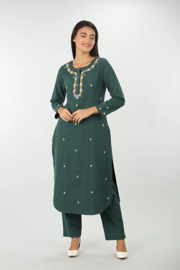Green Kurti For Women