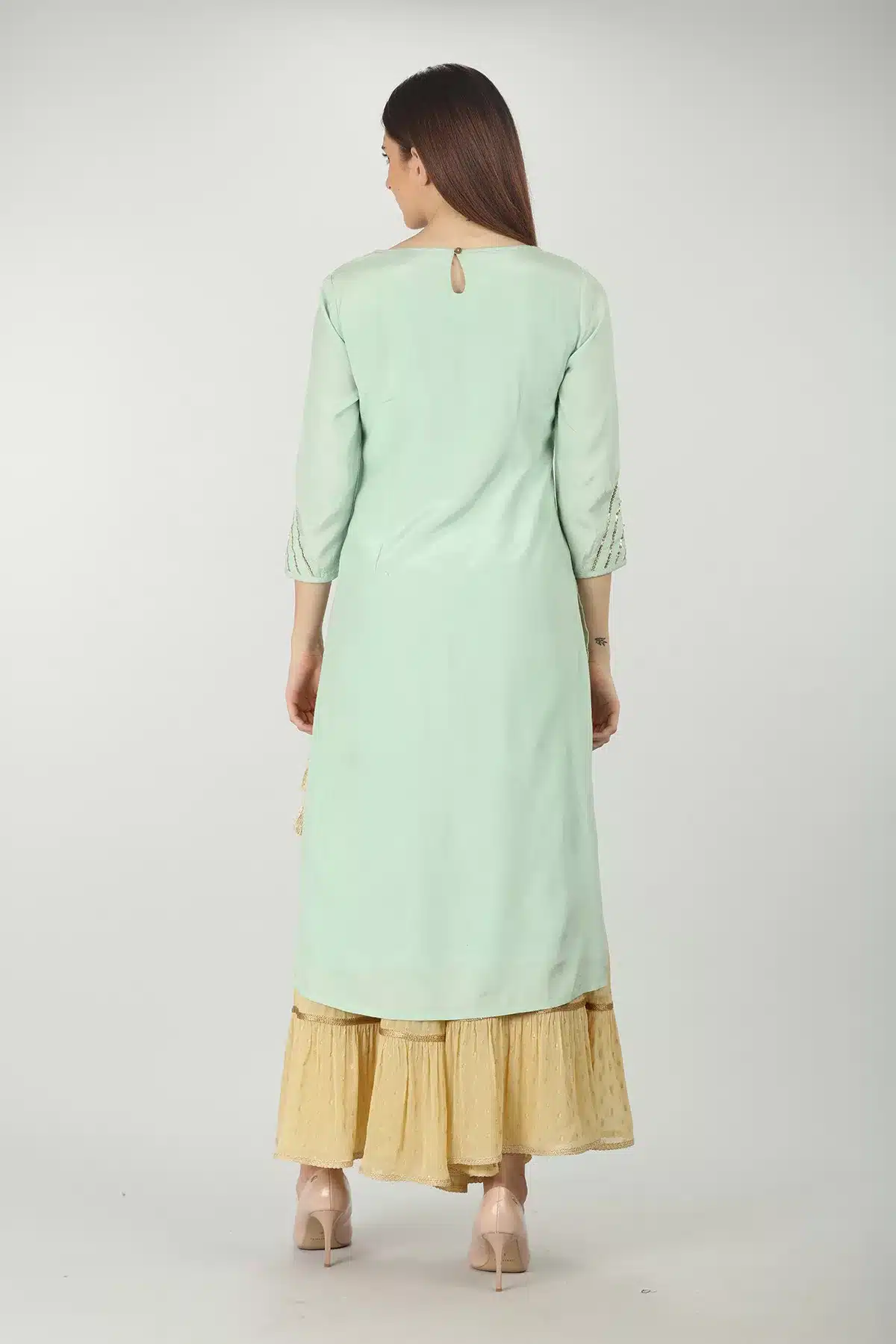 Sage Green Kurti For Women