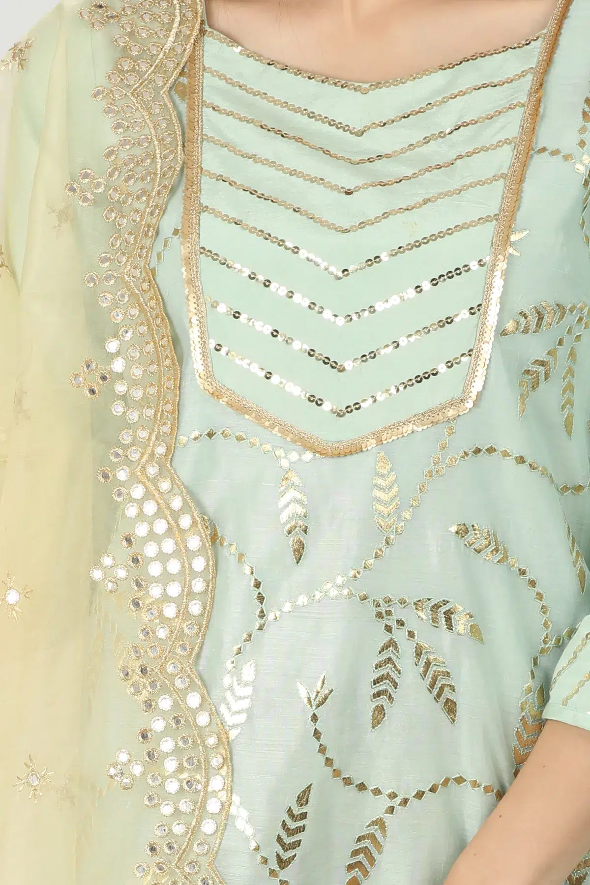 Sage Green Kurti For Women