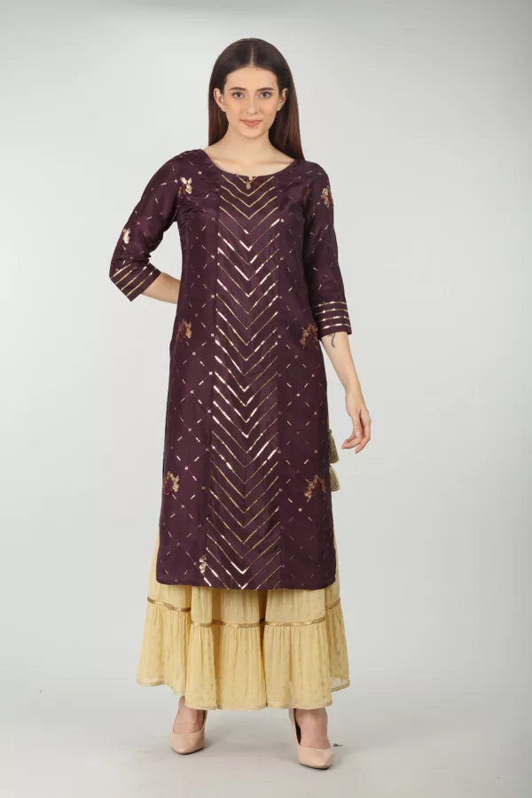 Purple Kurtis For Women
