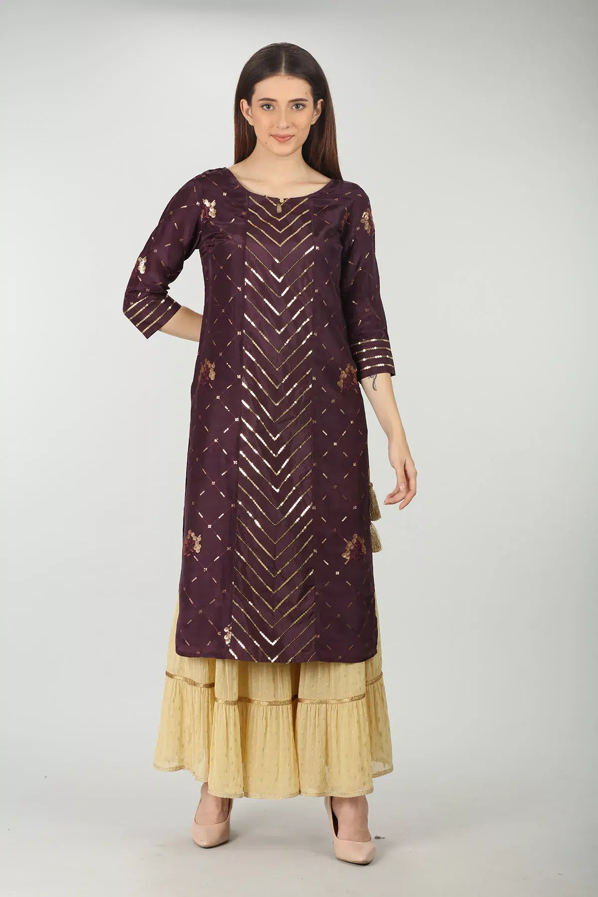 Purple Kurtis For Women