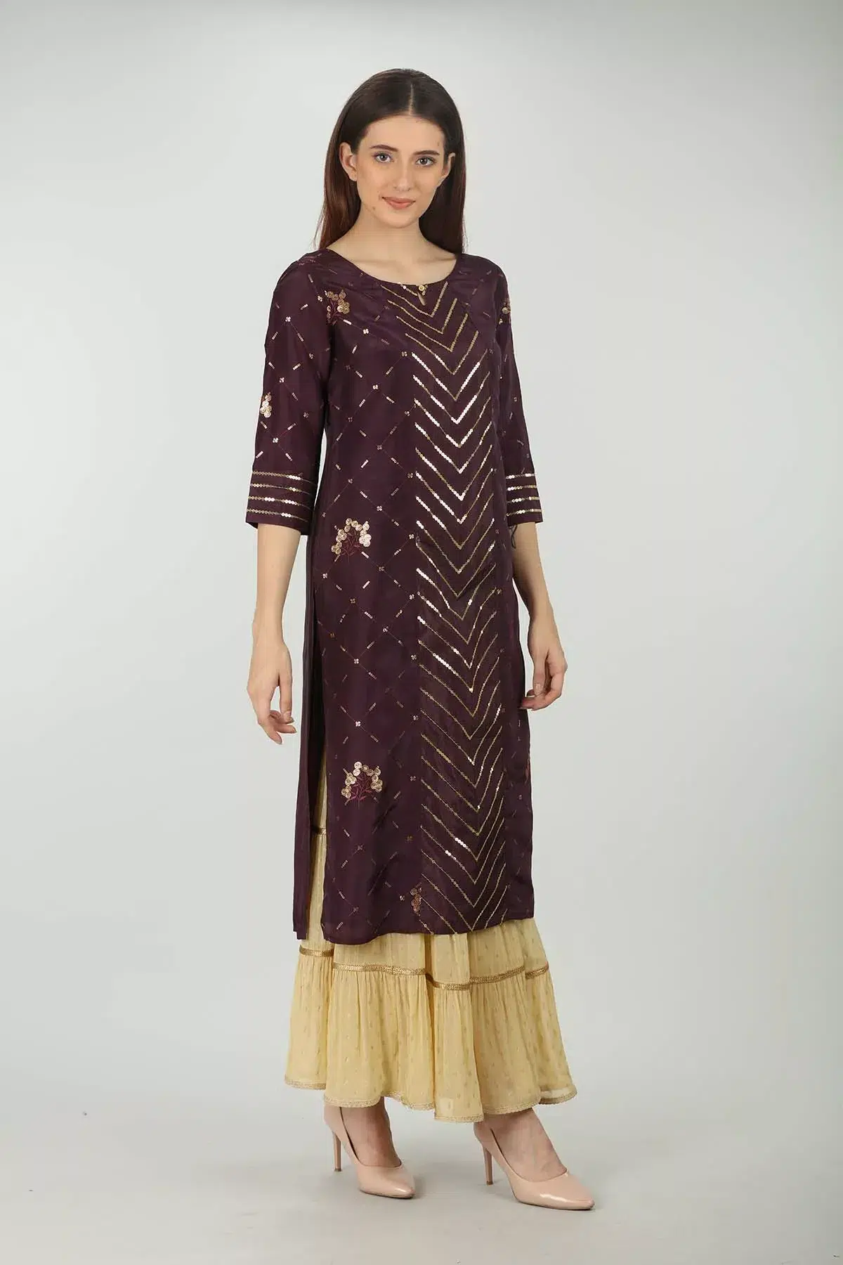 Purple Kurtis For Women