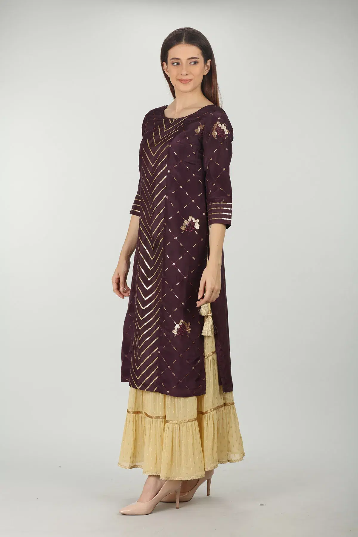 Purple Kurtis For Women