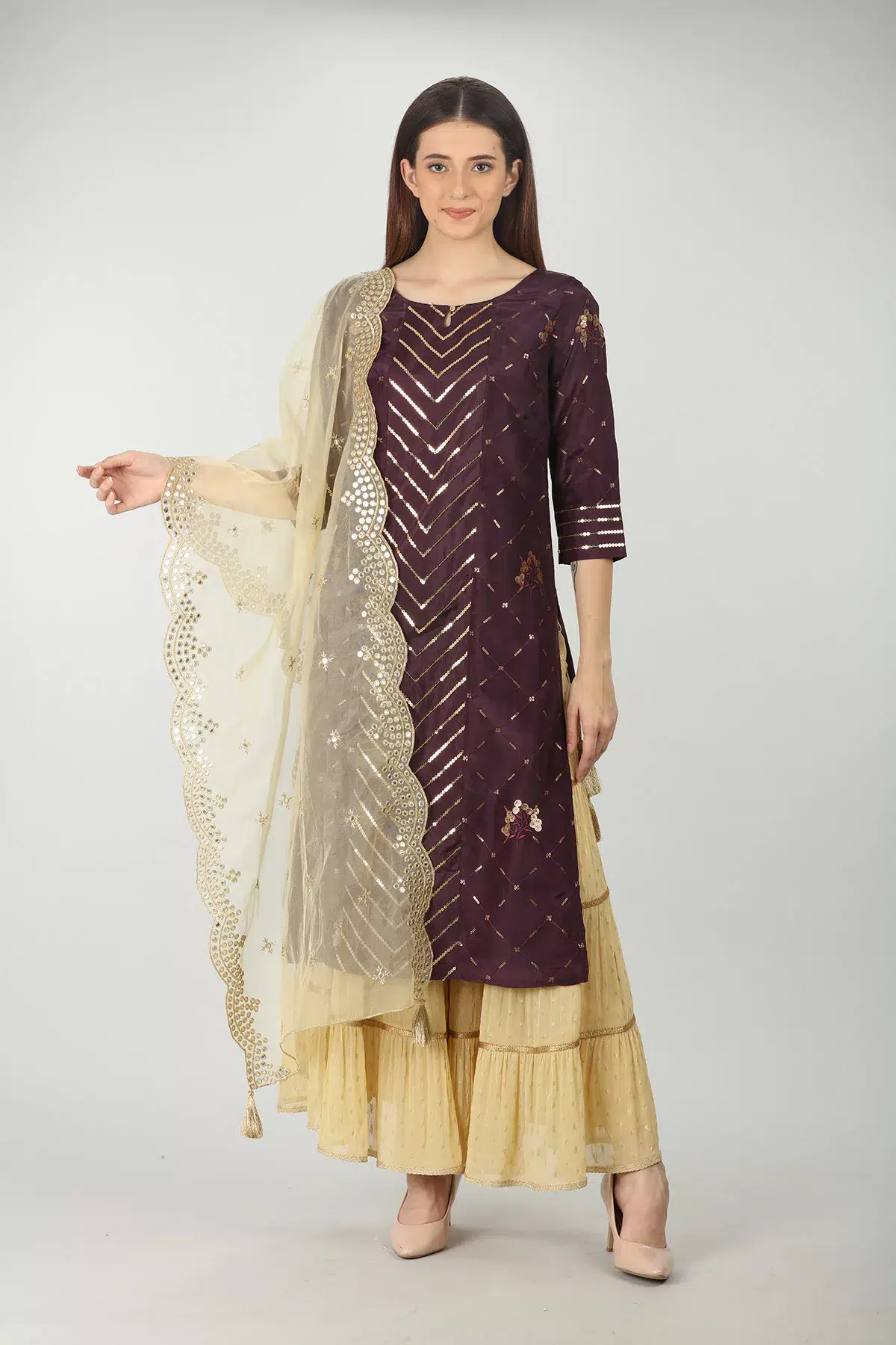 Purple Kurtis For Women
