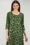 Green Kurti For Women