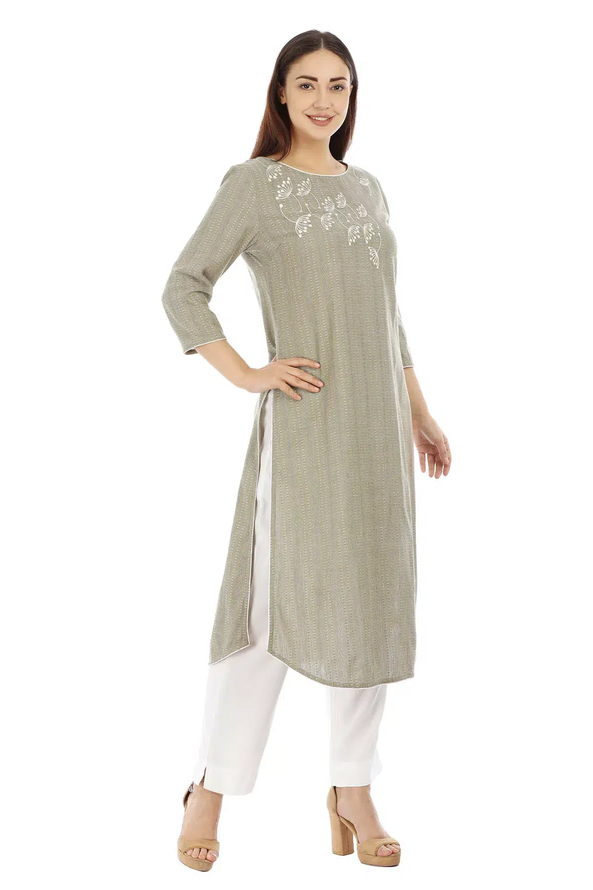 Grey Kurtis For Women