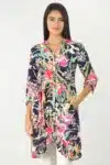 Printed Blue Tunic For Women
