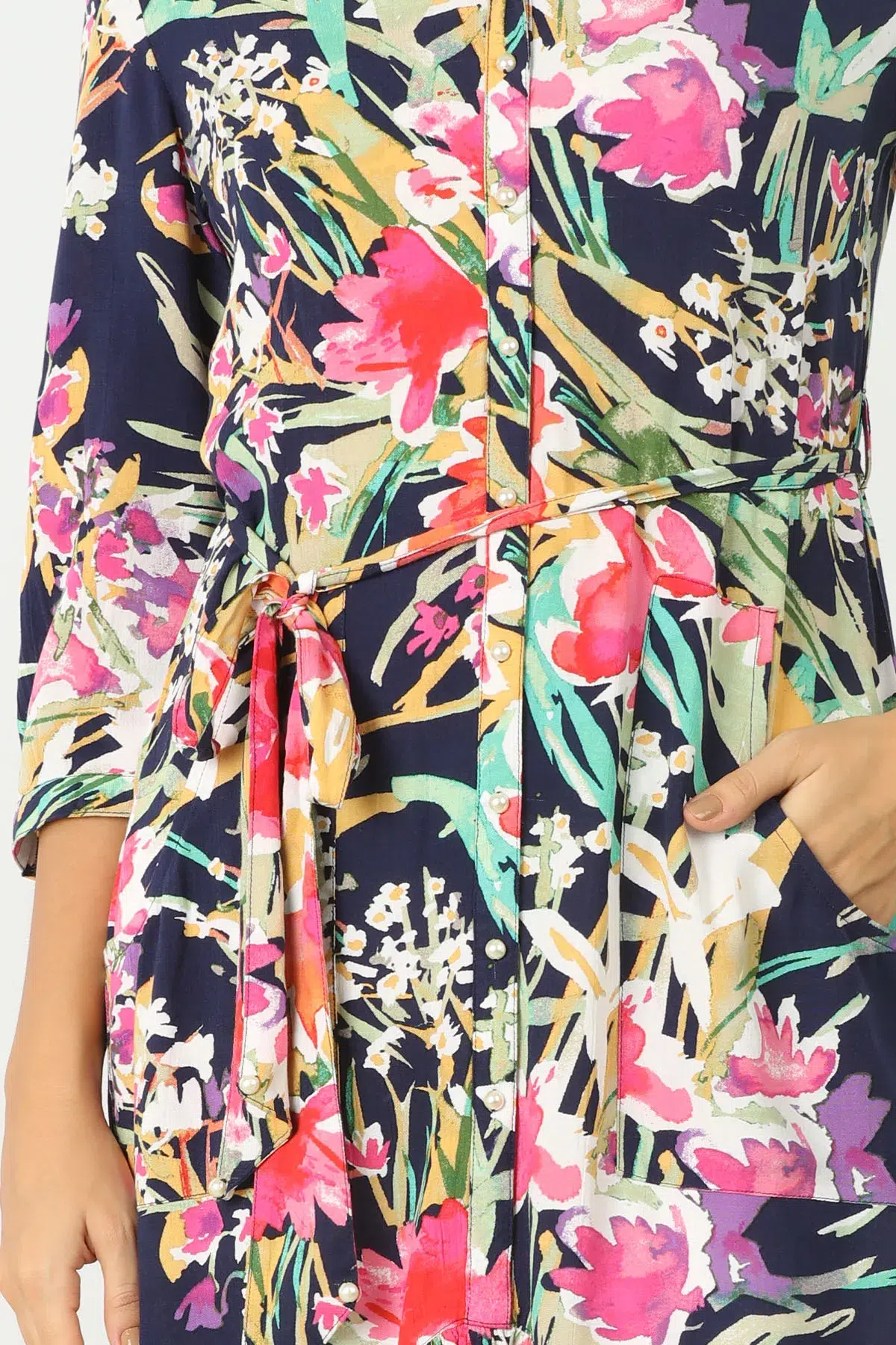 Printed Blue Tunic For Women