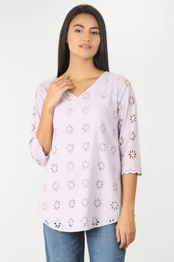 Purple Top For Ladies
