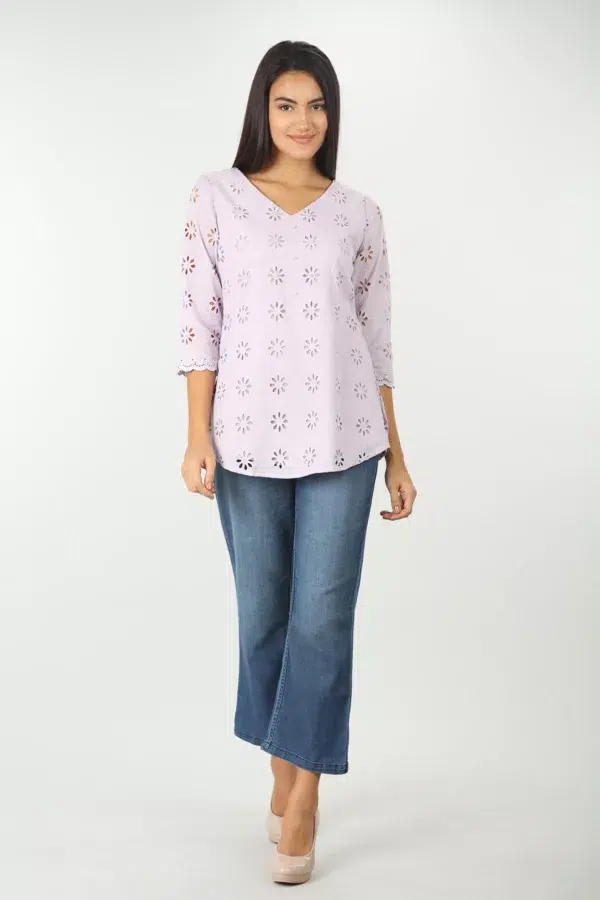 Purple Top For Ladies