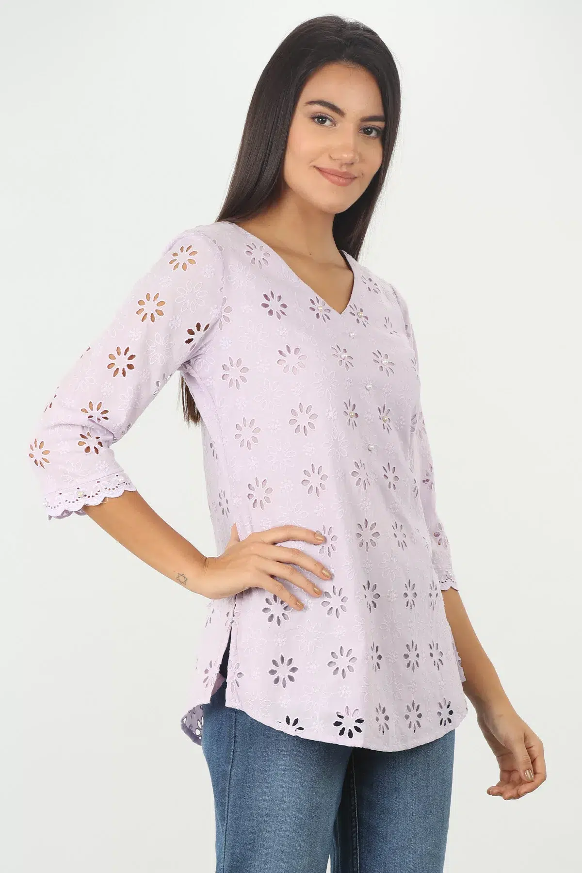 Purple Top For Ladies