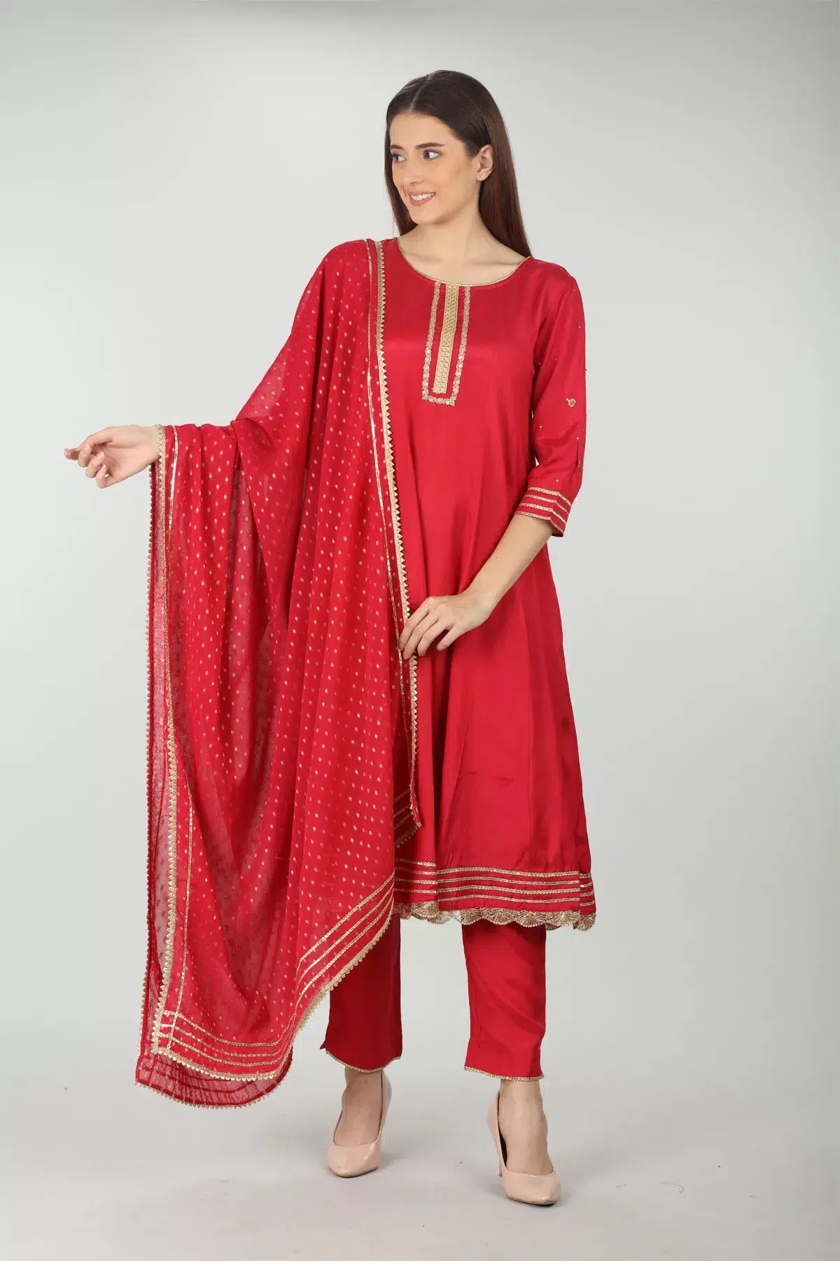 Red Dupatta For Women
