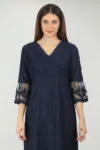 Navy Blue Kurti For Women