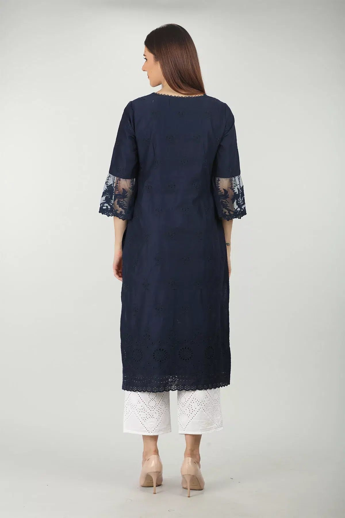 Navy Blue Kurti For Women