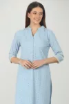 Light Blue Kurta For Women